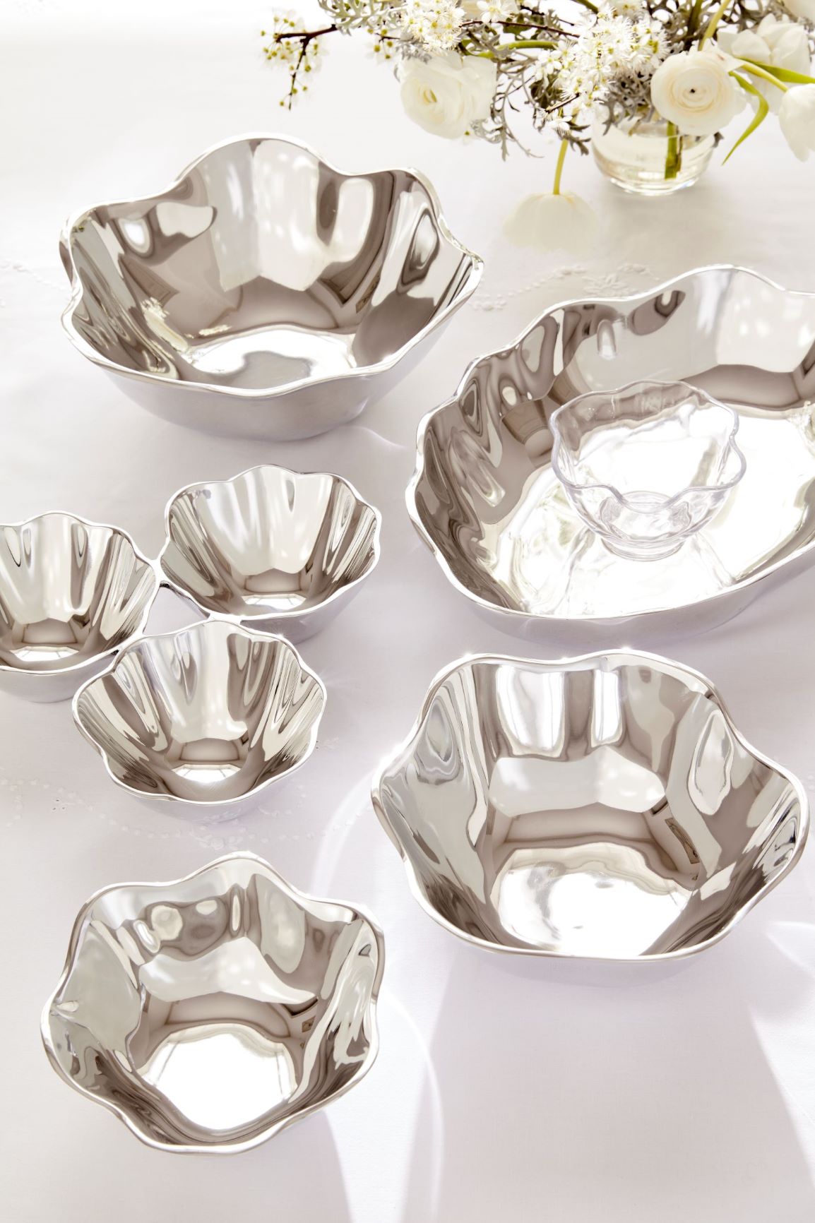 Sophie Conran Floret Alloy 3 Part Condiment Tray image number null